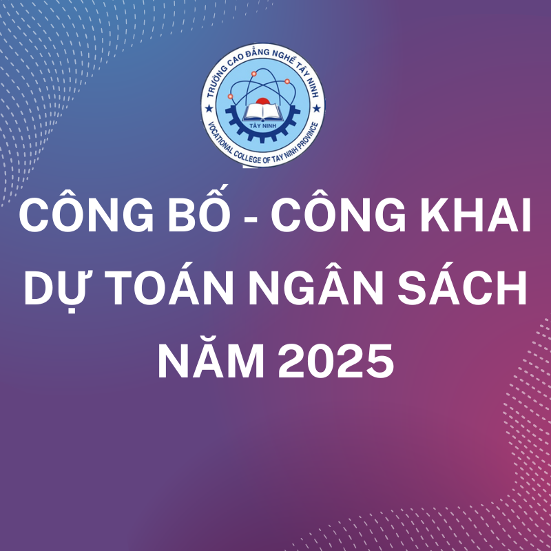 Công bố - Công khai dự toán ngân sách năm 2025
